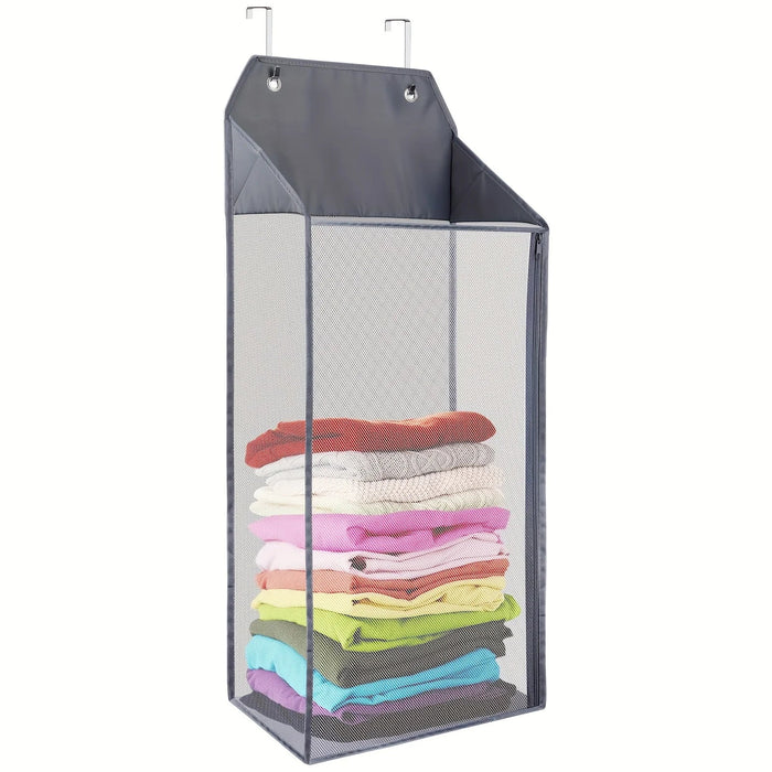 Opvouwbare wasmand met rits - Hangend mesh ontwerp - Geschikt voor badkamer en studentenkamers - Bivakshop