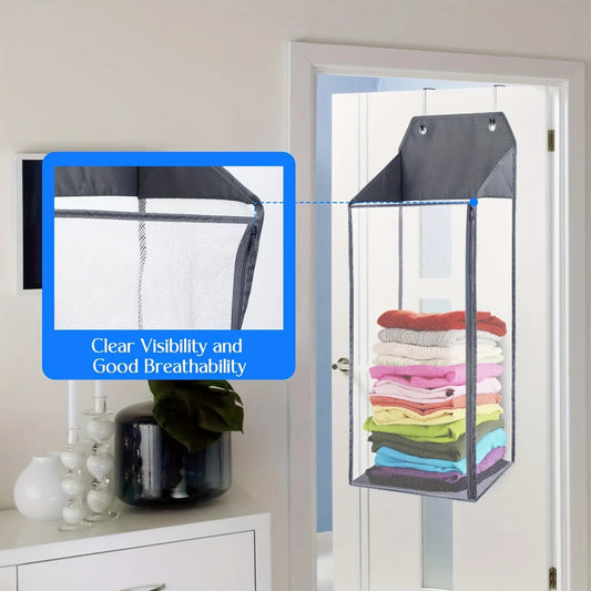 Opvouwbare wasmand met rits - Hangend mesh ontwerp - Geschikt voor badkamer en studentenkamers - Bivakshop
