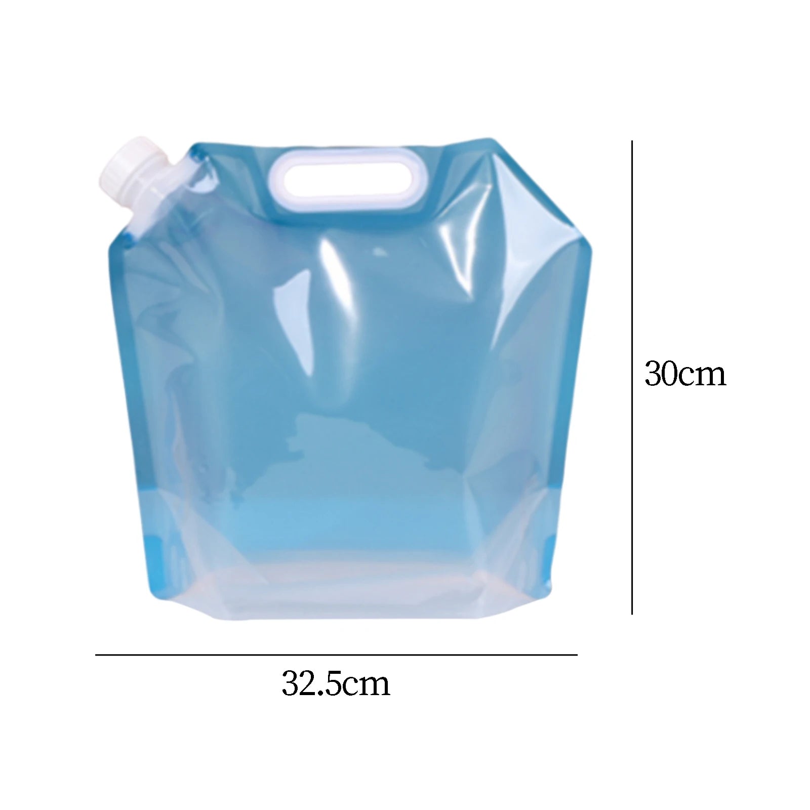 Opvouwbare wateropslagzak 7,5L - Jerrycan - Handige draaikraan & groot vulmondstuk - Bivakshop