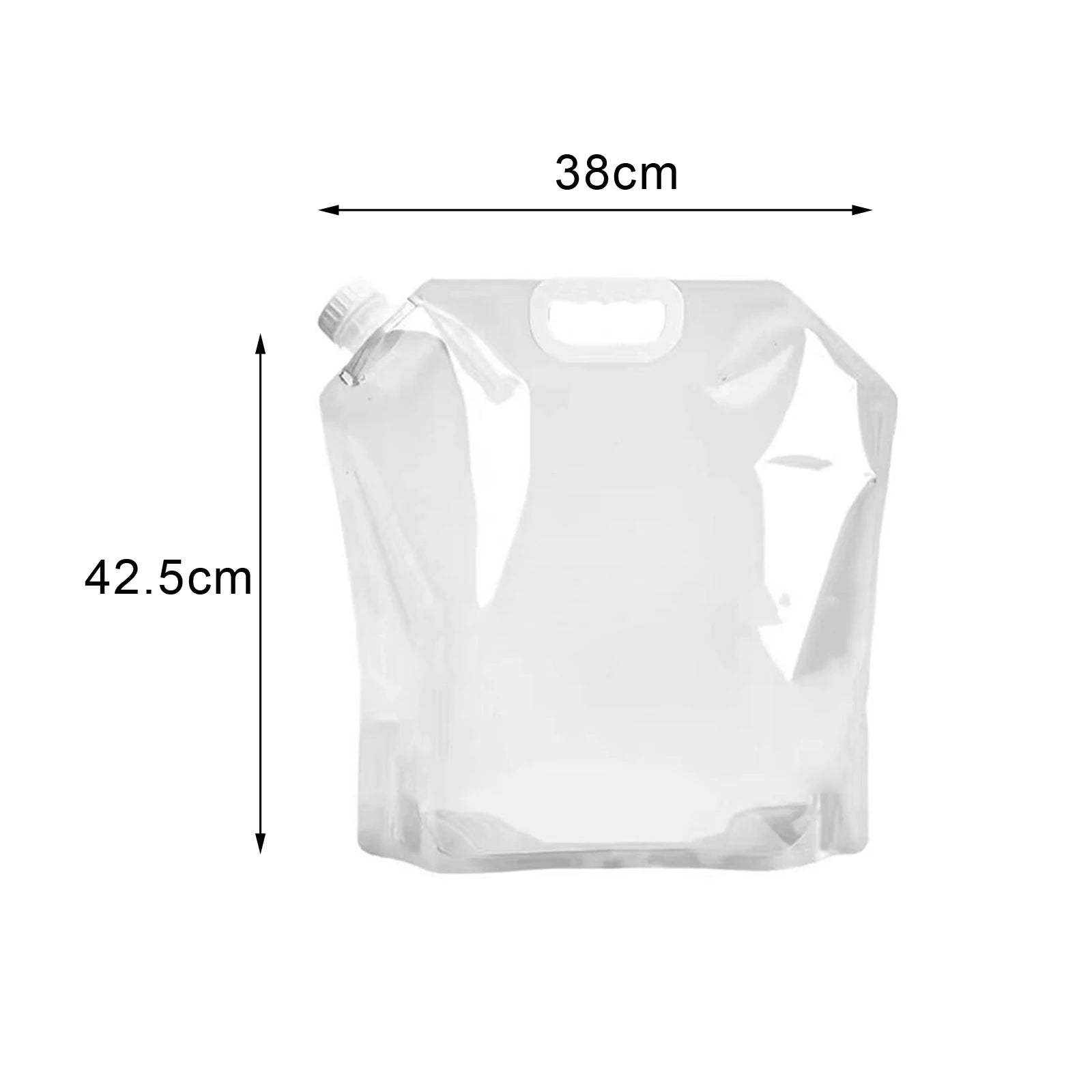 Opvouwbare wateropslagzak 7,5L - Jerrycan - Handige draaikraan & groot vulmondstuk - Bivakshop
