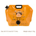 Opvouwbare waterzak 8L – Draagbare wateropslag – Lichtgewicht & voedselveilig voor camping - Bivakshop