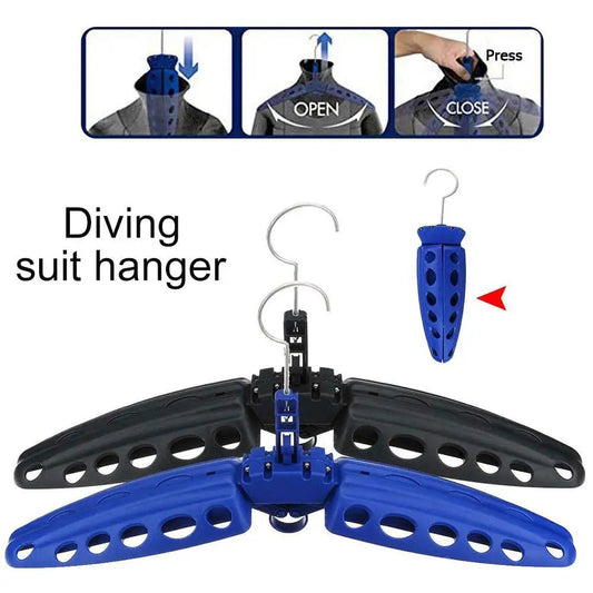 Opvouwbare wetsuithanger - Duik surf droogpak reishanger - Dikke duurzame droogrek - Bivakshop