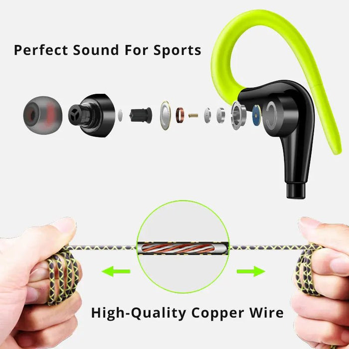 Originele 3,5 mm sportoordopjes - Super stereo - Zweetbestendig - Met microfoon - Bivakshop