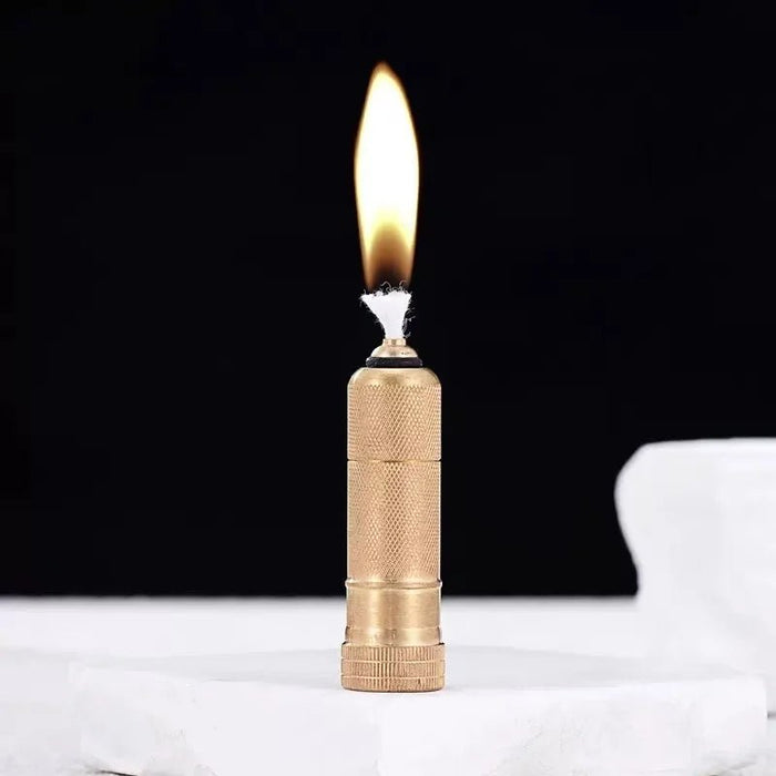 Originele Olieflint Aansteker – Roestvrij Staal – Winddicht & Duurzaam - Bivakshop