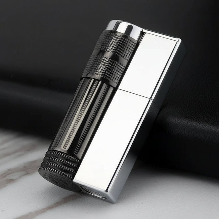 Originele Olieflint Aansteker – Roestvrij Staal – Winddicht & Duurzaam - Bivakshop