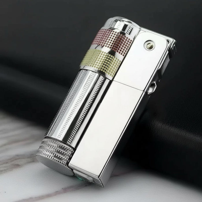 Originele Olieflint Aansteker – Roestvrij Staal – Winddicht & Duurzaam - Bivakshop