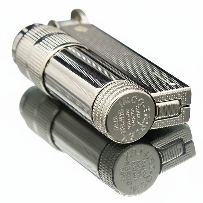 Originele Olieflint Aansteker – Roestvrij Staal – Winddicht & Duurzaam - Bivakshop