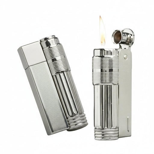 Originele Olieflint Aansteker – Roestvrij Staal – Winddicht & Duurzaam - Bivakshop