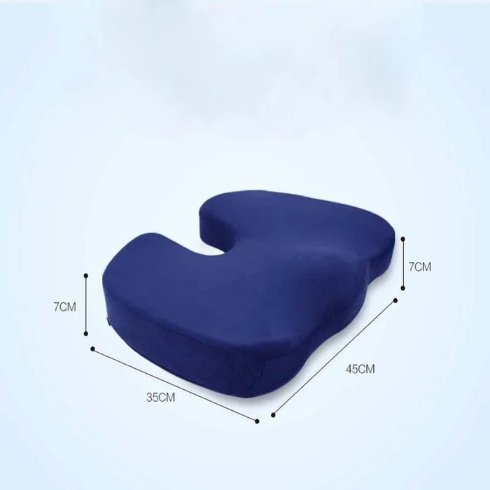 Orthopedisch stoelmassage kussen - Coccyx comfort traagschuim - Zacht en ondersteunend - Bivakshop