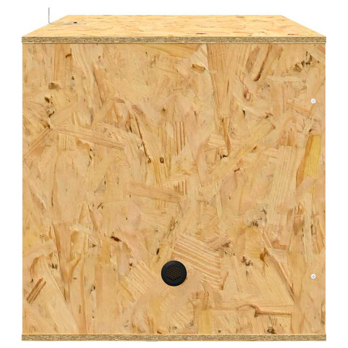 OSB Terrarium met Gehard Glas - Bruin - 7 Afmetingen - Bivakshop