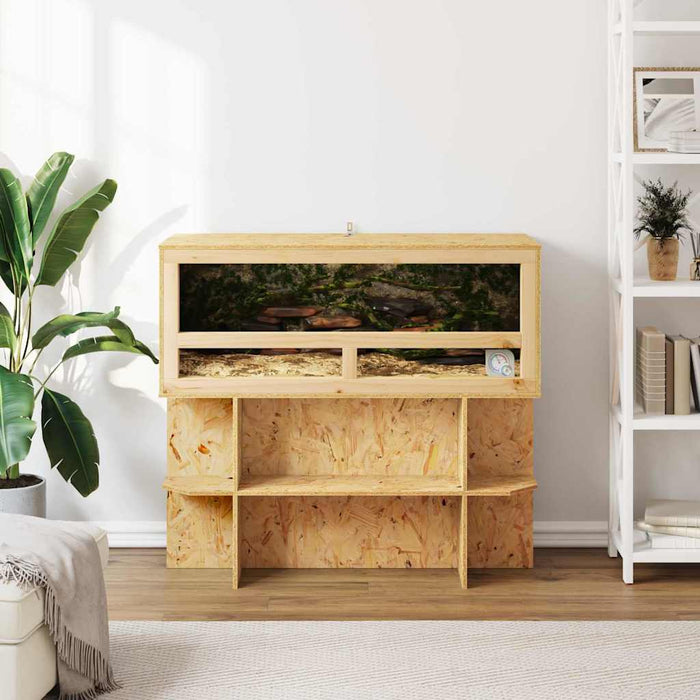 OSB Terrarium Set incl. Basis – Bruin – 100 x 40 x 90 cm - Bivakshop