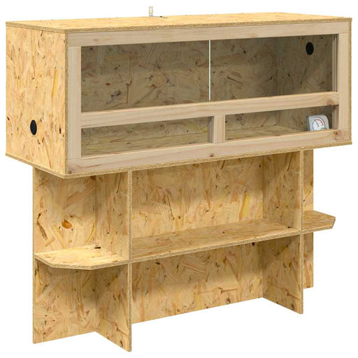 OSB Terrarium Set incl. Basis – Bruin – 100 x 40 x 90 cm - Bivakshop