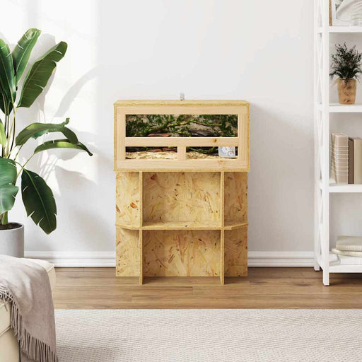 OSB Terrarium Set incl. Basis - Bruin - 60 x 30 x 80 cm - Bivakshop