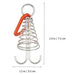 Outdoor Camping Octopus Rope Buckle Camping Deck Nail Stainless Steel Fixed Tent Rope Buckle Wooden Hook Spring Wind Rope - Bivakshop