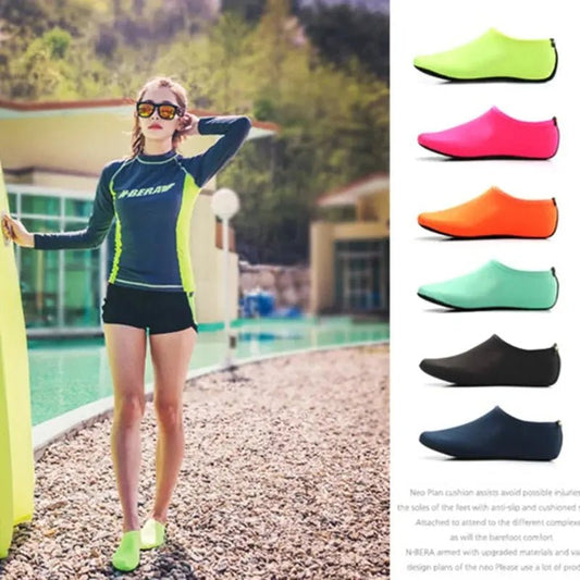 Outdoor Diving Socks With Anti Cut And Anti Slip Dottom, Quick Drying Beach Socks, Surfing And Snorkeling Socks Diving Shoes - Bivakshop