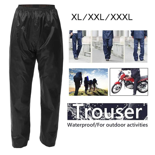 Outdoor Waterproof Trousers Comfortable Soft Breathable Hard Wearing Rain Trouser For Men Women Riding Bike Motorcycle Camping - Bivakshop
