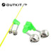 Outkit 5 stuks visbel en beetalarm - ABS kunststof - Voor hengels - Bivakshop