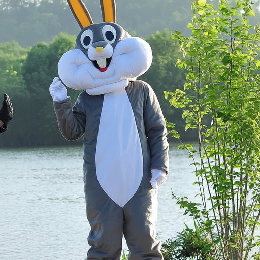 Paashaas Mascotte Kostuum – Luxe Cartoon Bunny Pak – Ideaal voor Verenigingen & Evenementen - Bivakshop