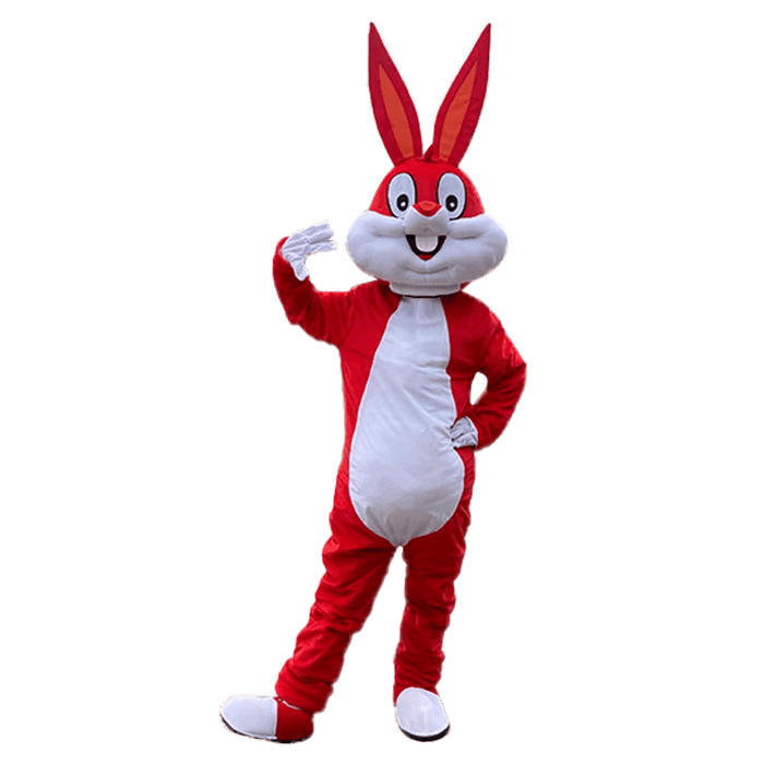 Paashaas Mascotte Kostuum – Luxe Cartoon Bunny Pak – Ideaal voor Verenigingen & Evenementen - Bivakshop