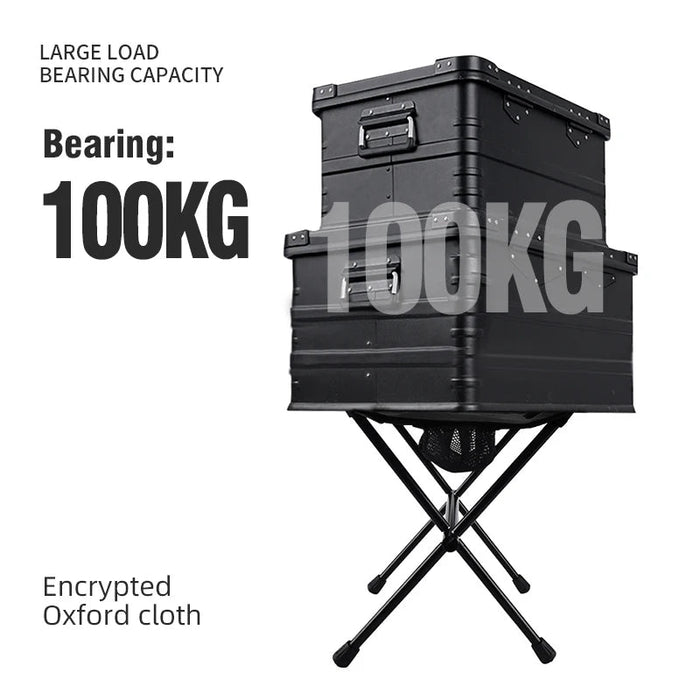 PACOONE outdoor draagbare opvouwbare kruk - lichtgewicht kampeerstoel vanaluminiumlegering - Bivakshop