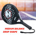 Padel Racket – 47×25×3,6 cm – GRP – Licht & Wendbaar - Bivakshop