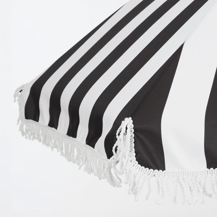 Parasol Osborn Zwart – H238 x Ø220 cm – Weerbestendig & Kantelbaar - Bivakshop