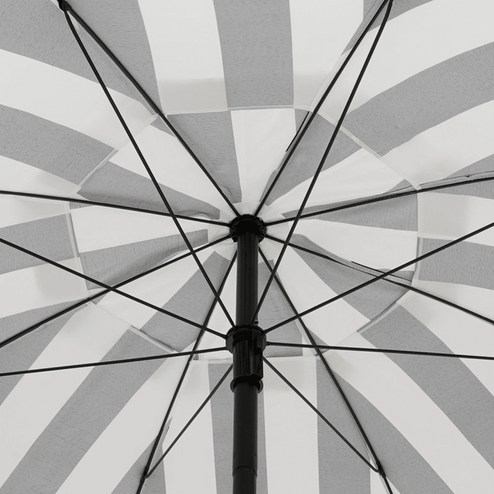 Parasol Osborn Zwart – H238 x Ø220 cm – Weerbestendig & Kantelbaar - Bivakshop