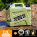 PE outdoor - wateremmer 12 L – vierkante draagbare watertank - Bivakshop