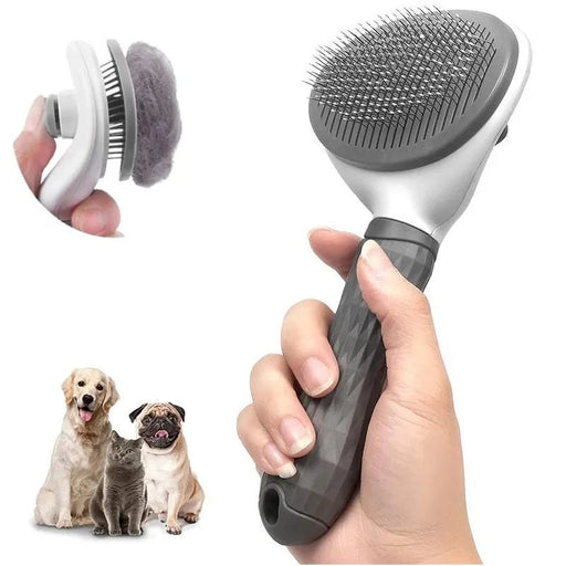 Pet Comb Stainless Steel Needle Comb Dog And Cat Hair Removal Floating Hair Cleaning Beauty Skin Care Pet Dog Cleaning Brush - Bivakshop