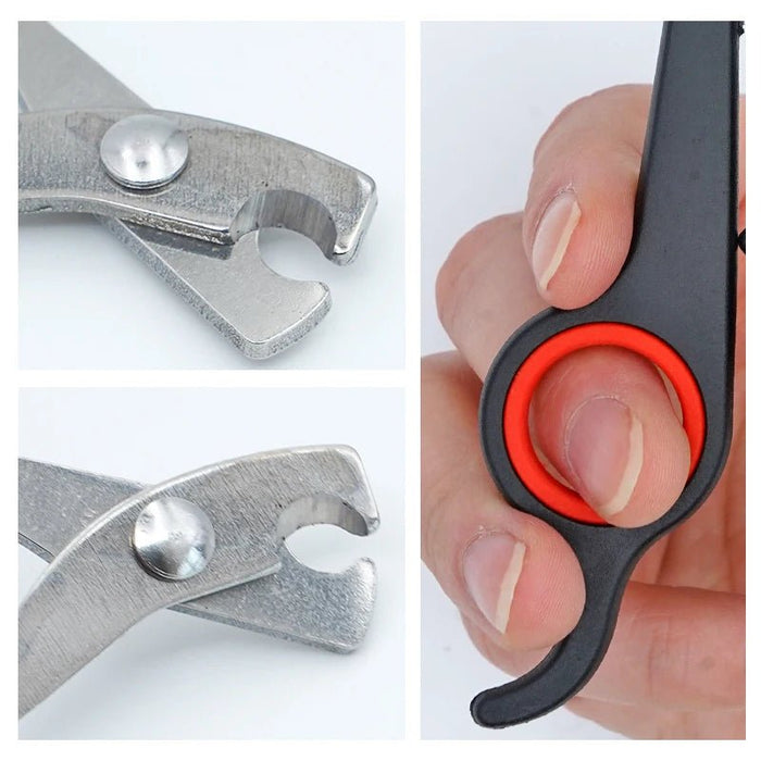Pet nagelknipper - Dierenklauwschaar - Roestvrijstaal ergonomische handgreep - Bivakshop
