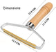 Pet Treatment ED-40985 - Draagbare honden- en kattenhaarverwijderaar - Houten handgreep - Bivakshop