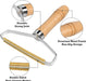 Pet Treatment ED-40985 - Draagbare honden- en kattenhaarverwijderaar - Houten handgreep - Bivakshop
