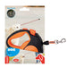 Pet Treatment ED-41678 - Uitrolbare hondenriem - 5M oranje voor ultiem gemak en zichtbaarheid - Bivakshop