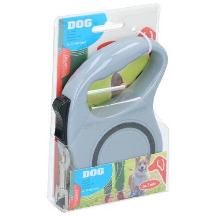 Pet Treatment ED-42859 - Uittrekbare hondenriem - 5M rood, duurzame en comfortabele hondenriem - Bivakshop