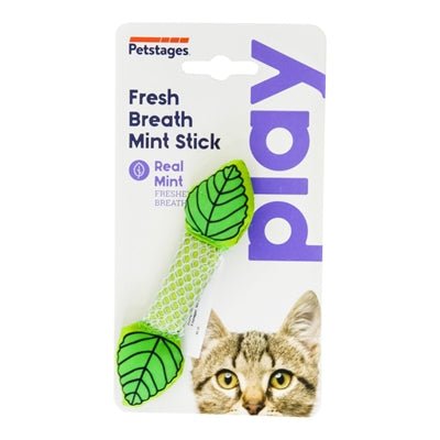 Petstages - Fresh Breath Mint Stick - Kauwspeeltje Kat - 11,5 cm - Bivakshop