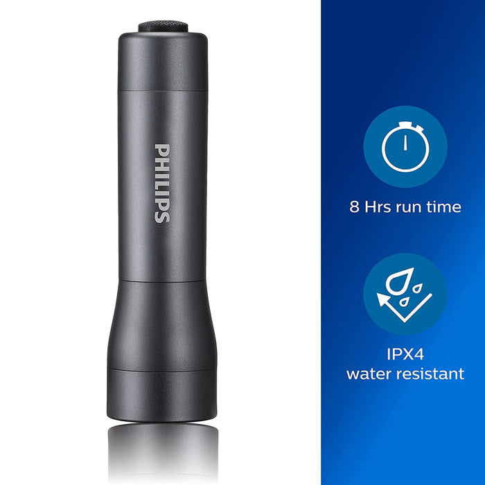 Philips – LED zaklamp 120 Lumen – Aluminium – IPX4 - Bivakshop