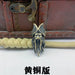 Piratenkapitein paracord kraal – Messing EDC hanger voor messenkoord, sleutelhanger en DIY accessoires - Bivakshop