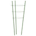Plantensteunen – 3 Ringen – 75 cm – Staal Groen – Stevige Ondersteuning - Bivakshop