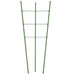 Plantensteunen – 3 Ringen – 75 cm – Staal Groen – Stevige Ondersteuning - Bivakshop