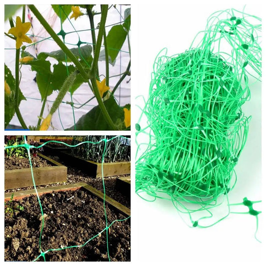 Plastic klimnet voor planten - Steun voor klimplanten en bloemen - Trellis net voor tuin - Bivakshop