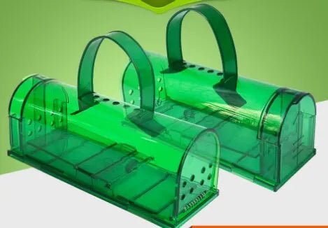 Plastic muizenval met hendel – 2 stuks hooggevoelige pedaalval voor slaapkamer & keuken - Bivakshop