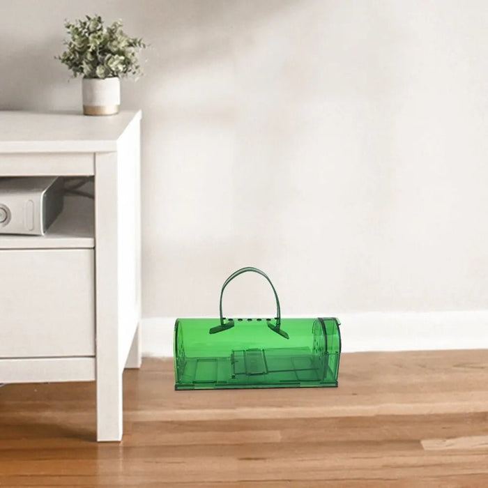 Plastic muizenval met hendel – 2 stuks hooggevoelige pedaalval voor slaapkamer & keuken - Bivakshop