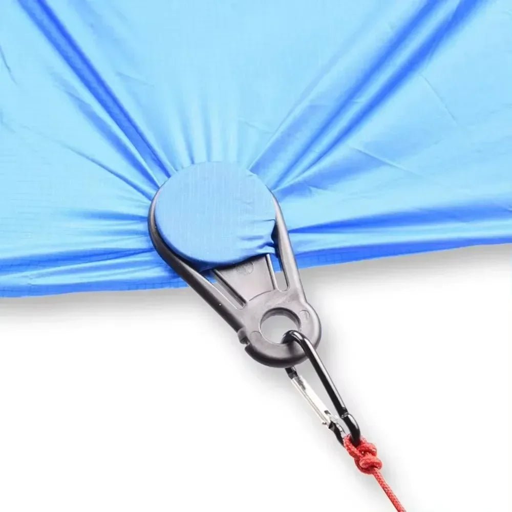 Plastic schijfgesp voor tent – Stevige kunststof clip voor zeil, touw en tentbevestiging - Bivakshop