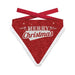 Plenty Gifts - Kerst Bandana hond ‘Merry Christmas’ Glitter – Rood (Glinsterend) - Bivakshop
