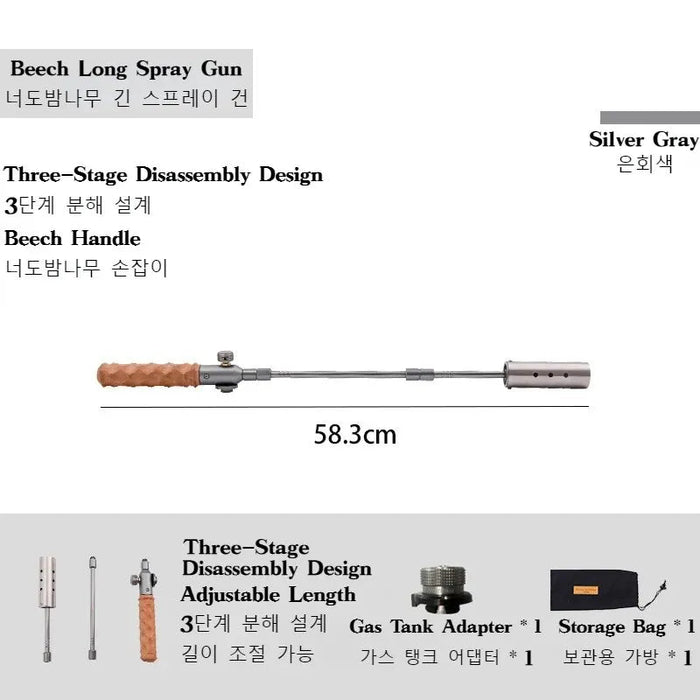 Pocket gasbrander – multifunctioneel & draagbaar voor onkruid, BBQ & outdoor - Bivakshop
