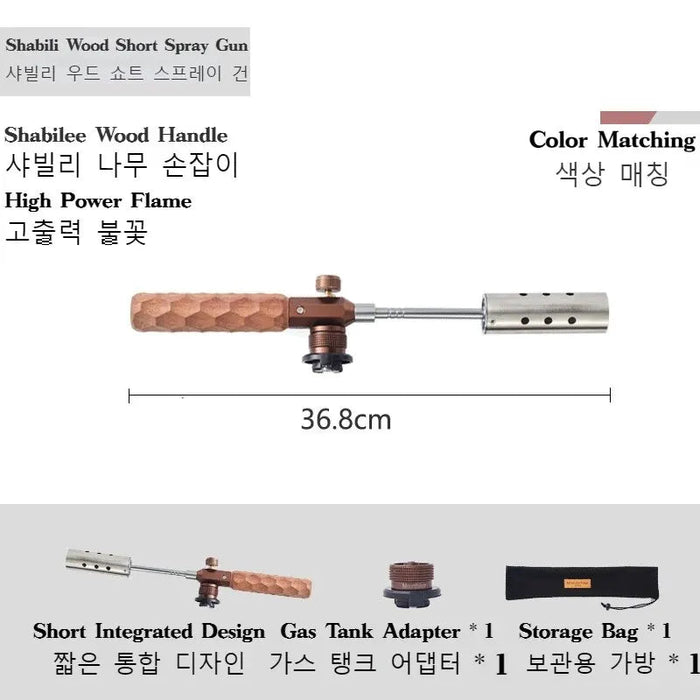 Pocket gasbrander – multifunctioneel & draagbaar voor onkruid, BBQ & outdoor - Bivakshop