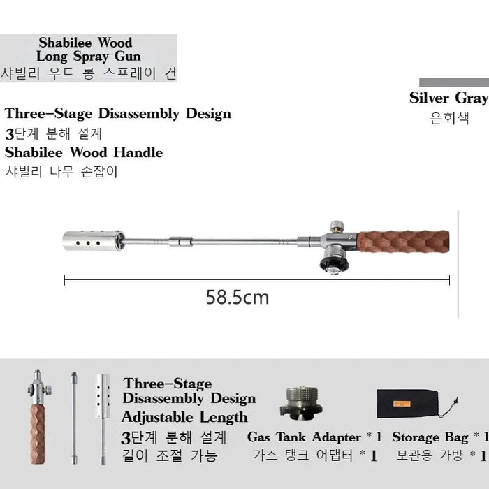Pocket gasbrander – multifunctioneel & draagbaar voor onkruid, BBQ & outdoor - Bivakshop