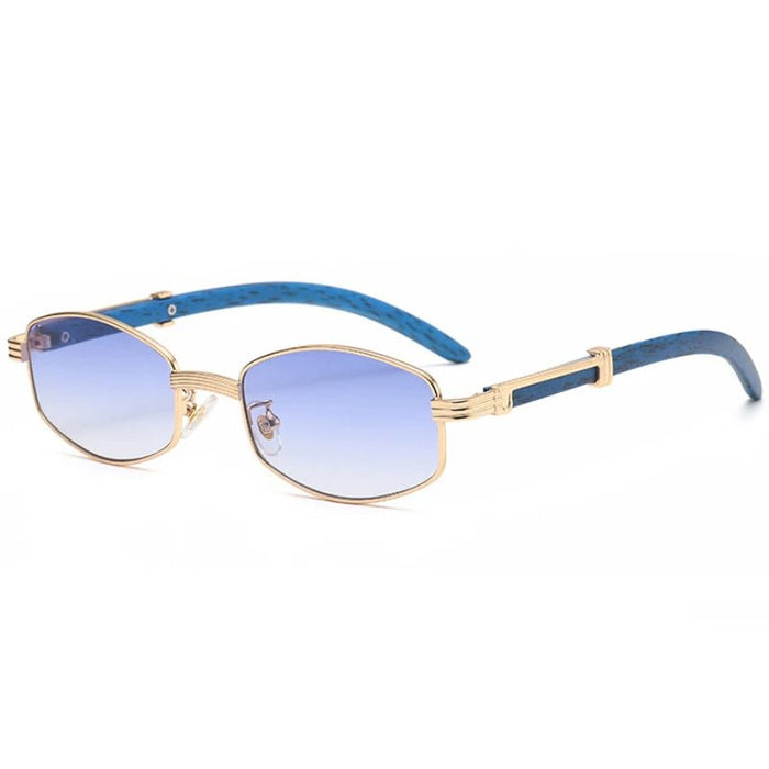 Polygon sunglasses - 2024 houten frames uv400 zonnebril - Voor vrouwen en mannen - Bivakshop