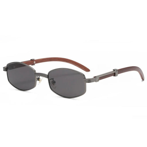 Polygon sunglasses - 2024 houten frames uv400 zonnebril - Voor vrouwen en mannen - Bivakshop