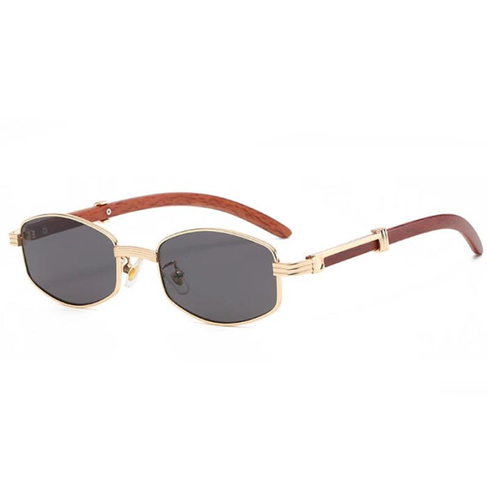 Polygon sunglasses - 2024 houten frames uv400 zonnebril - Voor vrouwen en mannen - Bivakshop